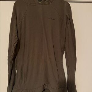 Columbia Women's Olive Hooded Sweater